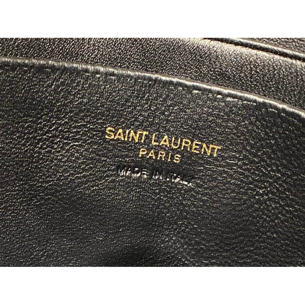 YSL Saint Laurent Lou Mini Camera Bag 585040 in Grain Leather Black