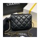 Chanel Lambskin Mini Flap Bag AS2855 Black