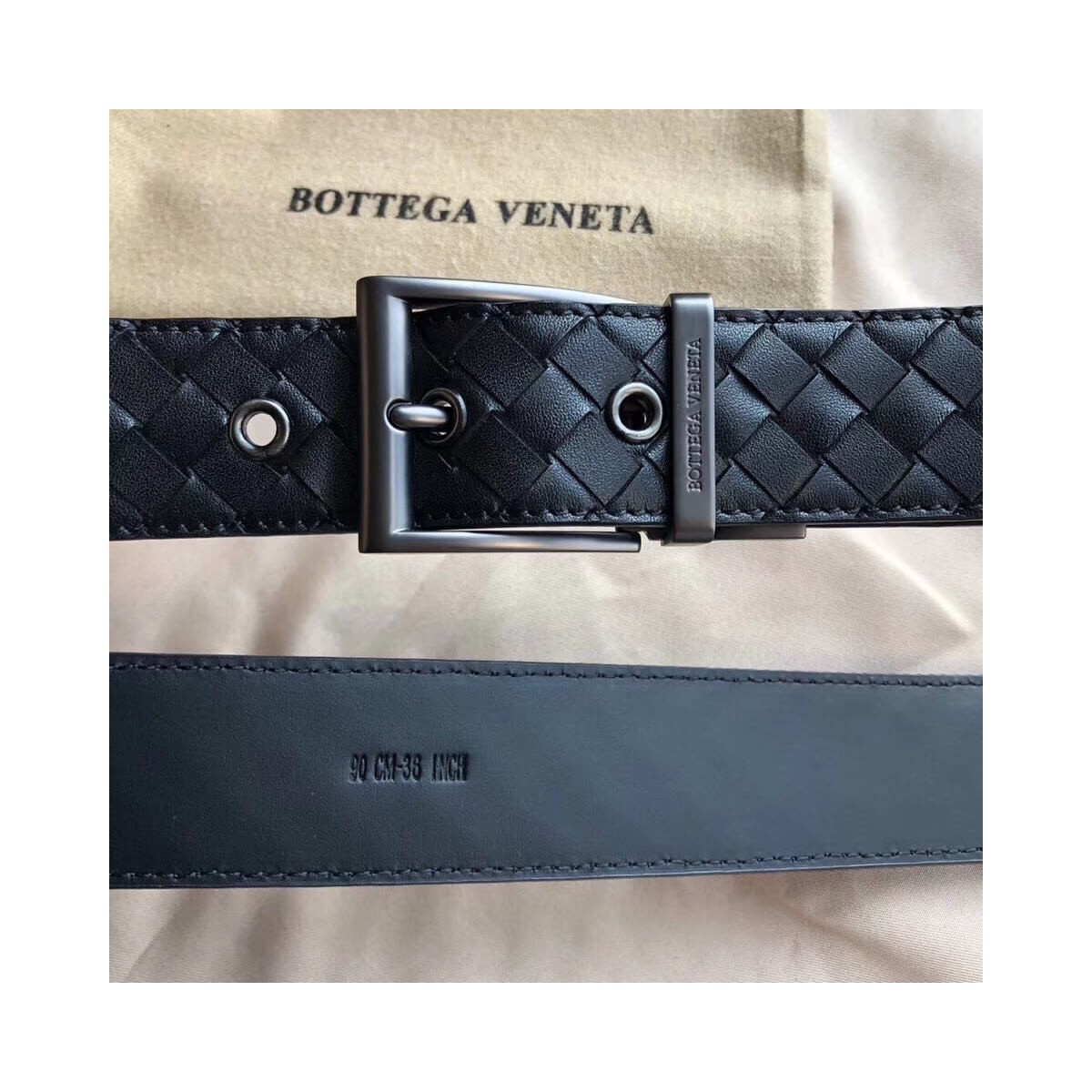 Bottega Veneta Intrecciato Weave Belt 271932