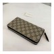 Gucci GG Supreme Zip Around Wallet 410102