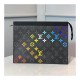 Louis Vuitton Monogram Eclipse Multicolor Pochette Voyage MM M61692