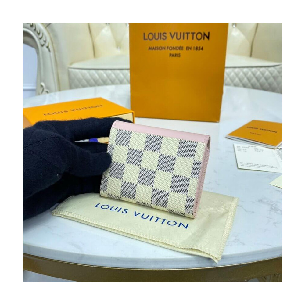 Louis Vuitton Damier Azur Zoe Wallet N60219 N60220