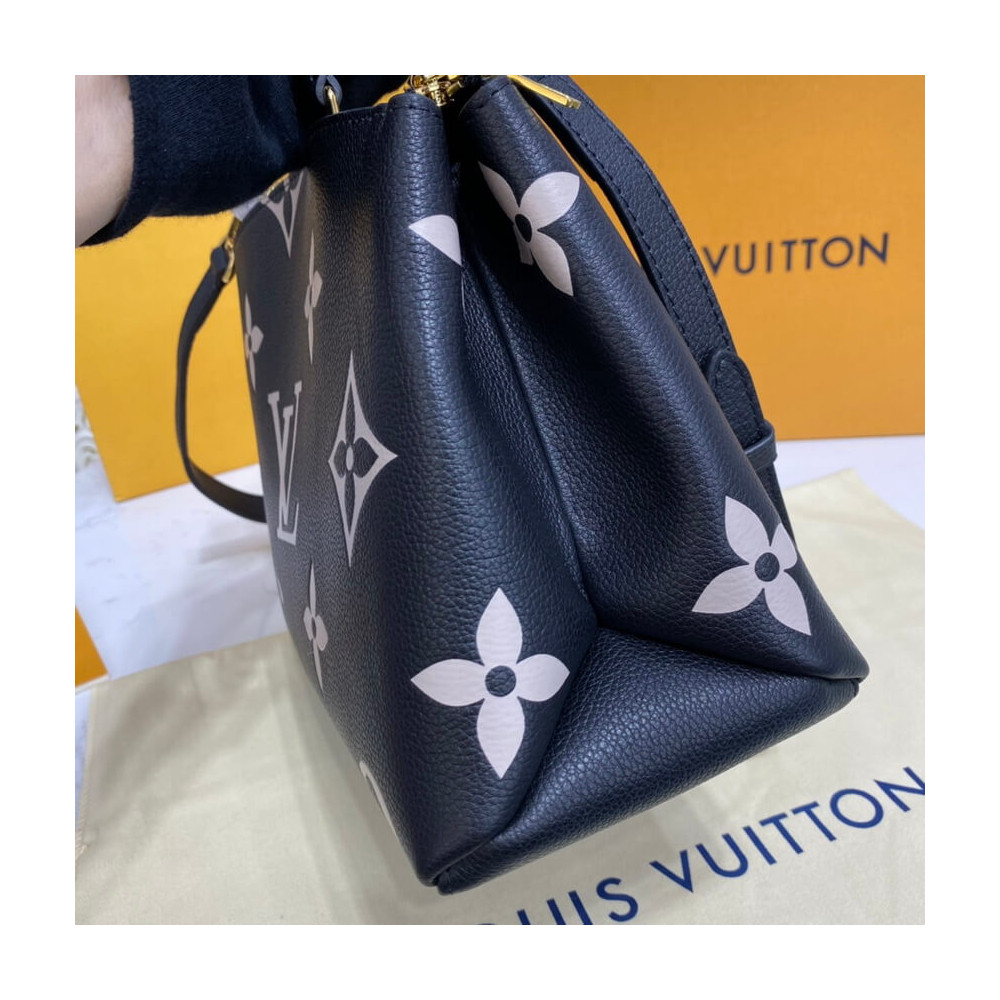 Louis Vuitton Bicolor Monogram Empreinte Leather Petit Palais M58913