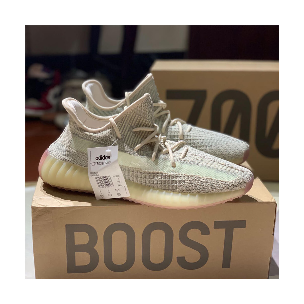 Adidas Yeezy Boost 350 V2 Swan White AH2015