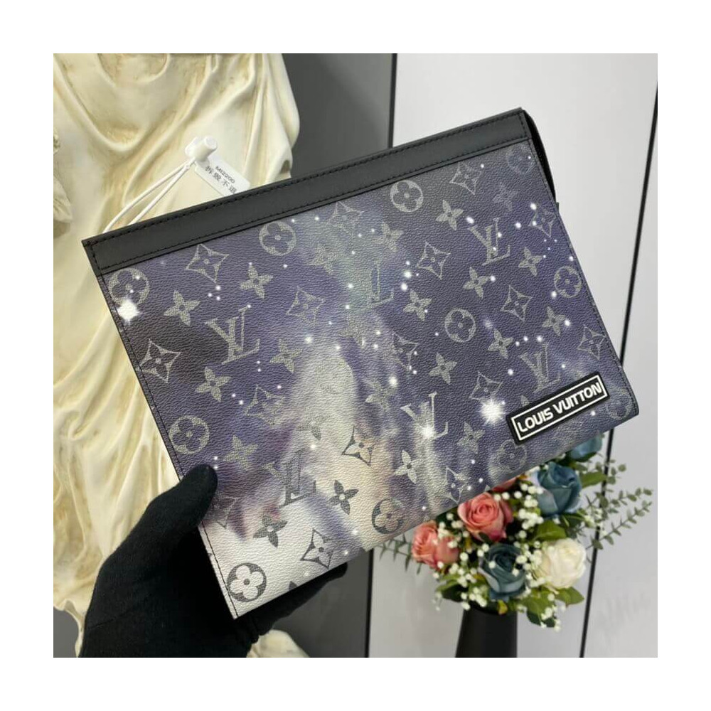 Louis Vuitton Monogram Galaxy Canvas Pochette Voyage M44448