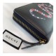 Gucci Kingsnake Print Leather Zip Around Wallet 451273