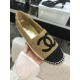 Chanel Tweed Espadrilles G29762 Light Coffee/Black