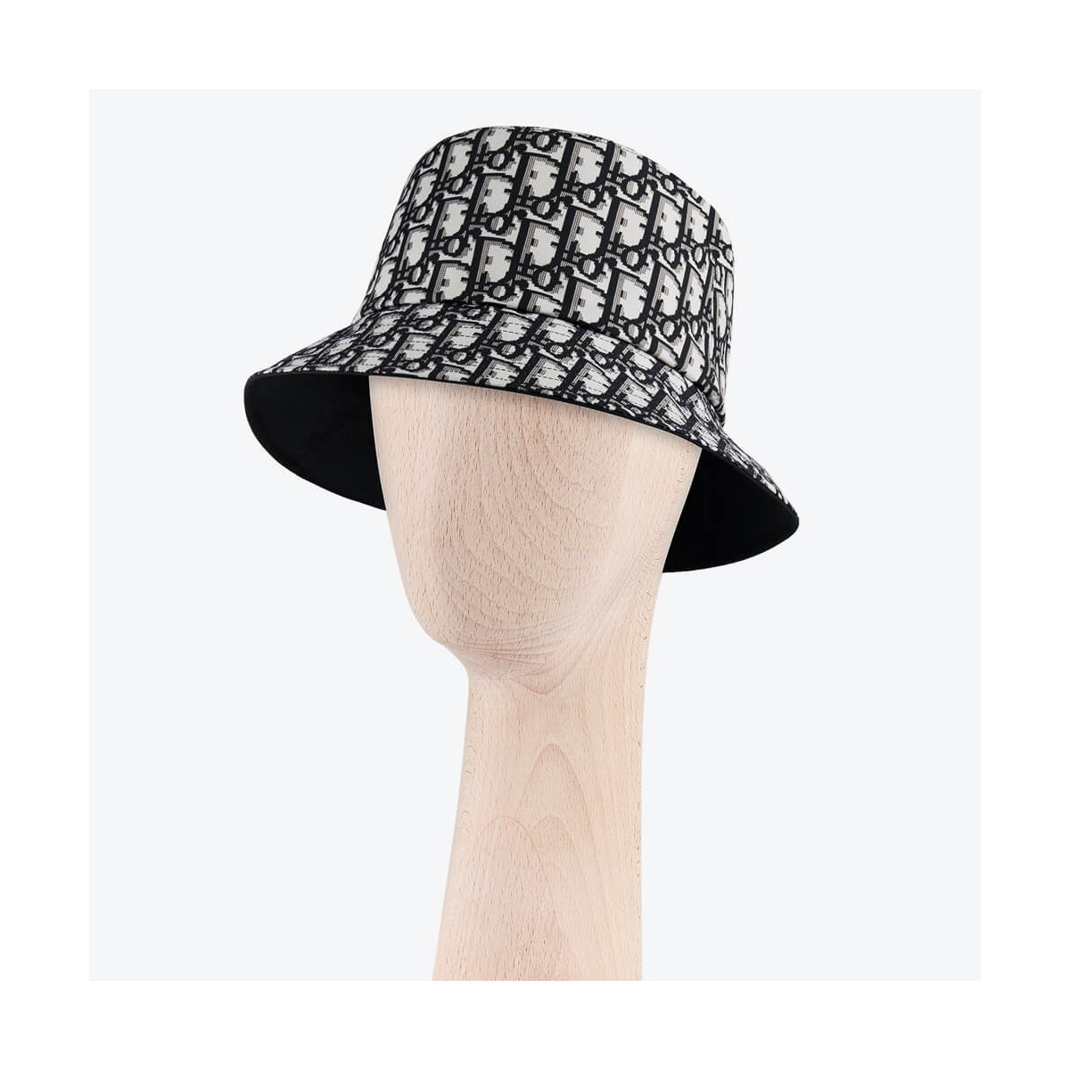 Dior Teddy D CD Oblique Black Small-Brim Bucket Hat 95923