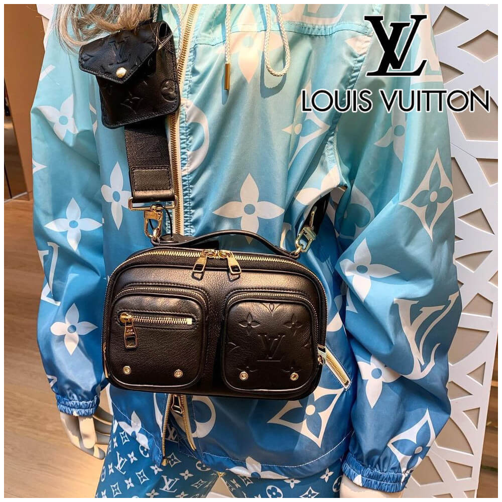 Louis Vuitton Calfskin Leather Utility Crossbody M80450