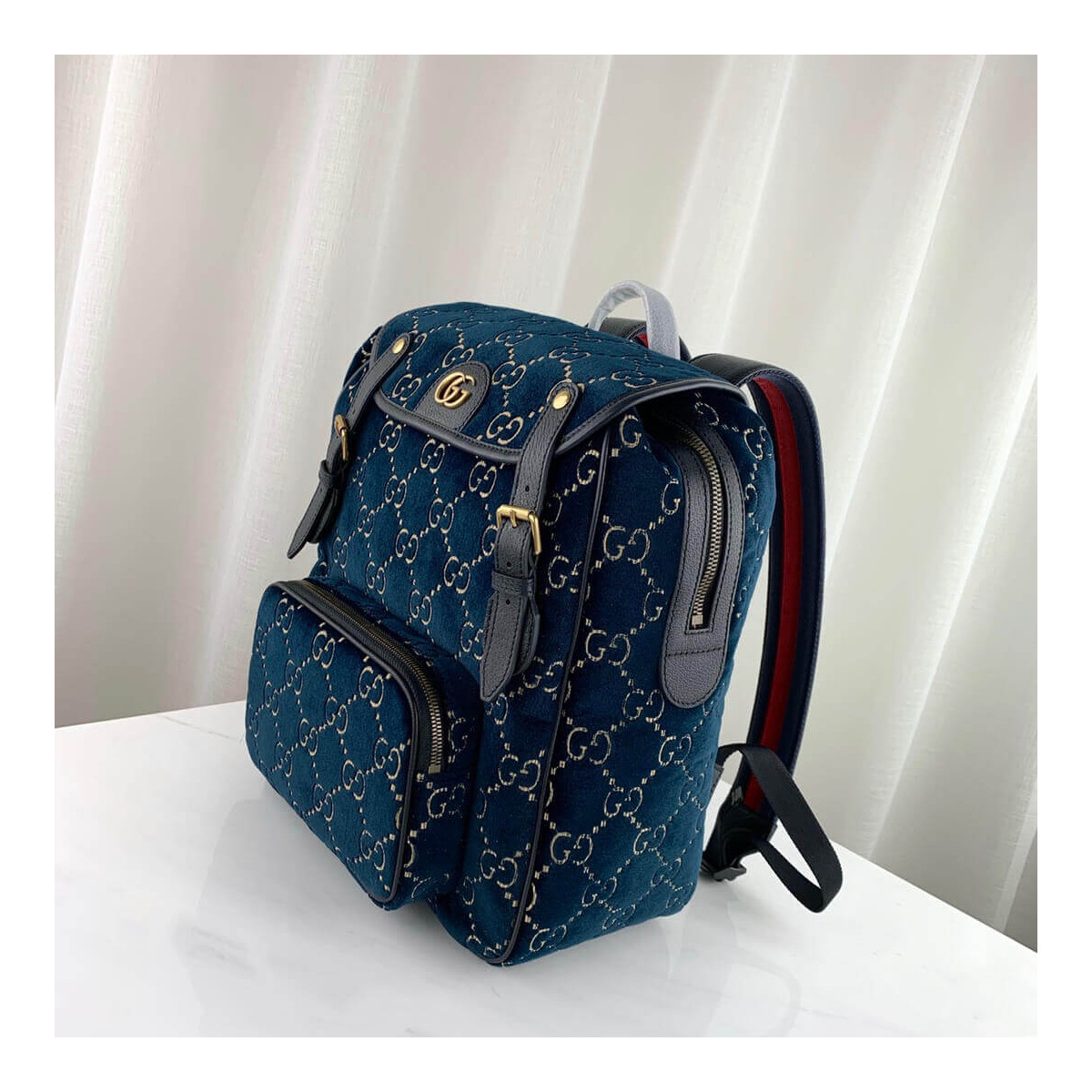 Gucci Small GG Velvet Backpack 574942