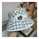 Gucci GG Canvas Bucket Hat With Double G 576587