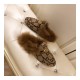 Gucci Princetown GG Velvet Slipper 448657 Beige/Black