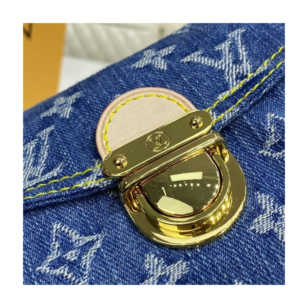 Louis Vuitton Monogram Denim Mini Pleaty M95050