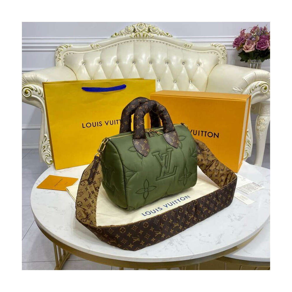 Louis Vuitton Econyl Speedy Bandouliere 25 M59009 Khaki