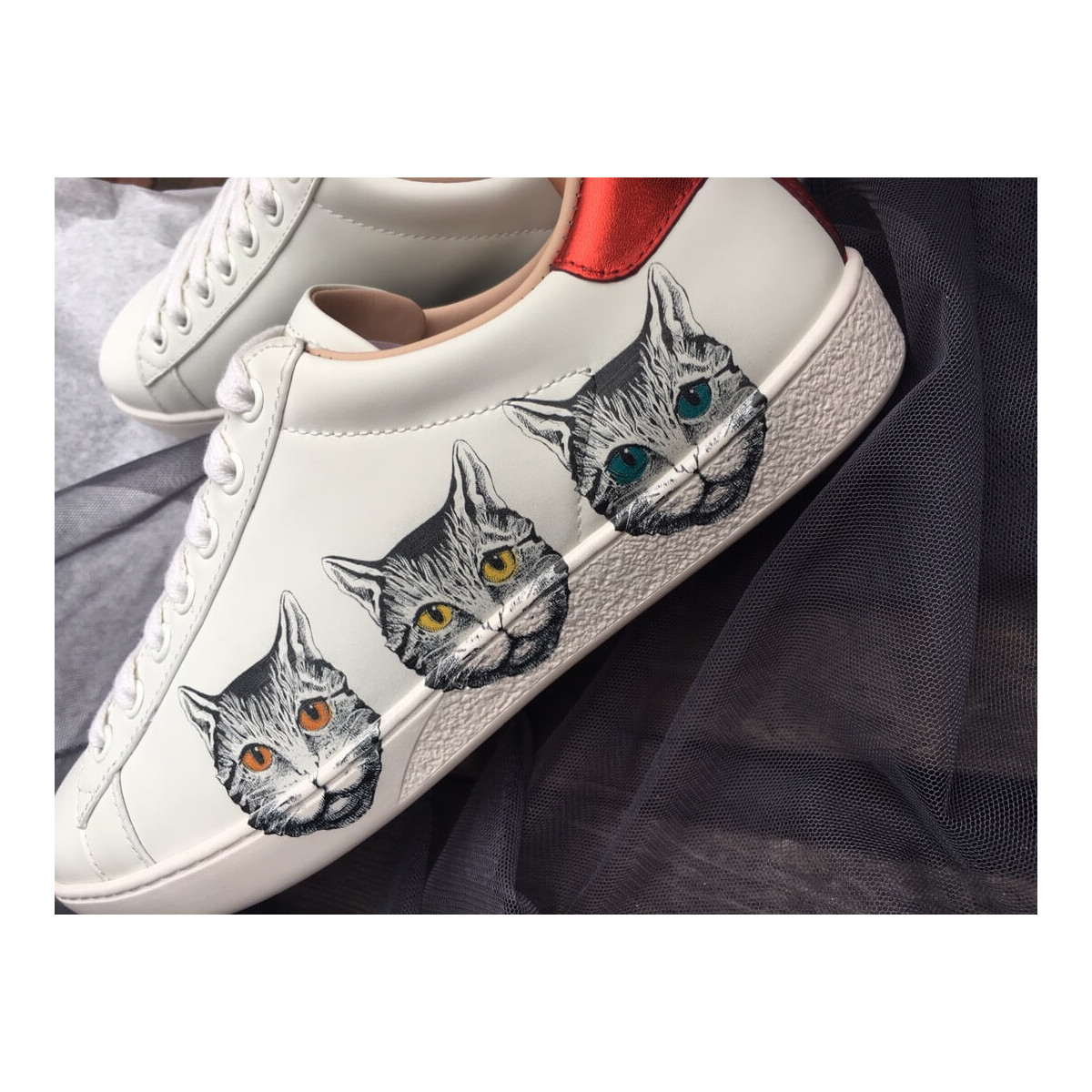 Gucci Ace Sneaker with Mystic Cat 577147