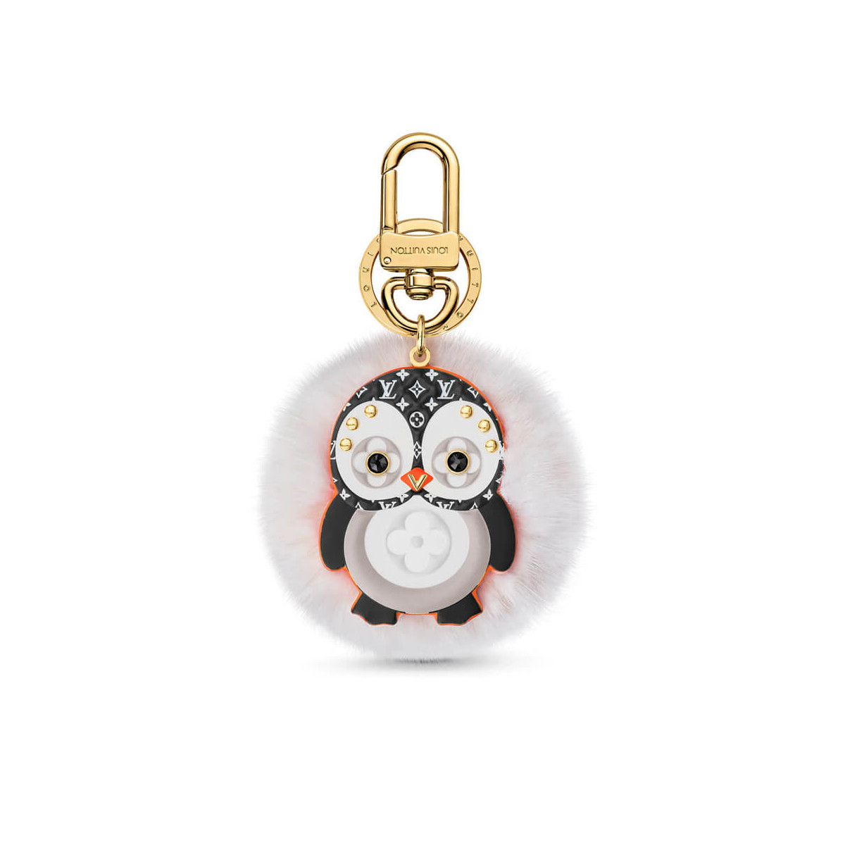 Louis Vuitton Penguin Fur Bag Charm And Key Holder M69007