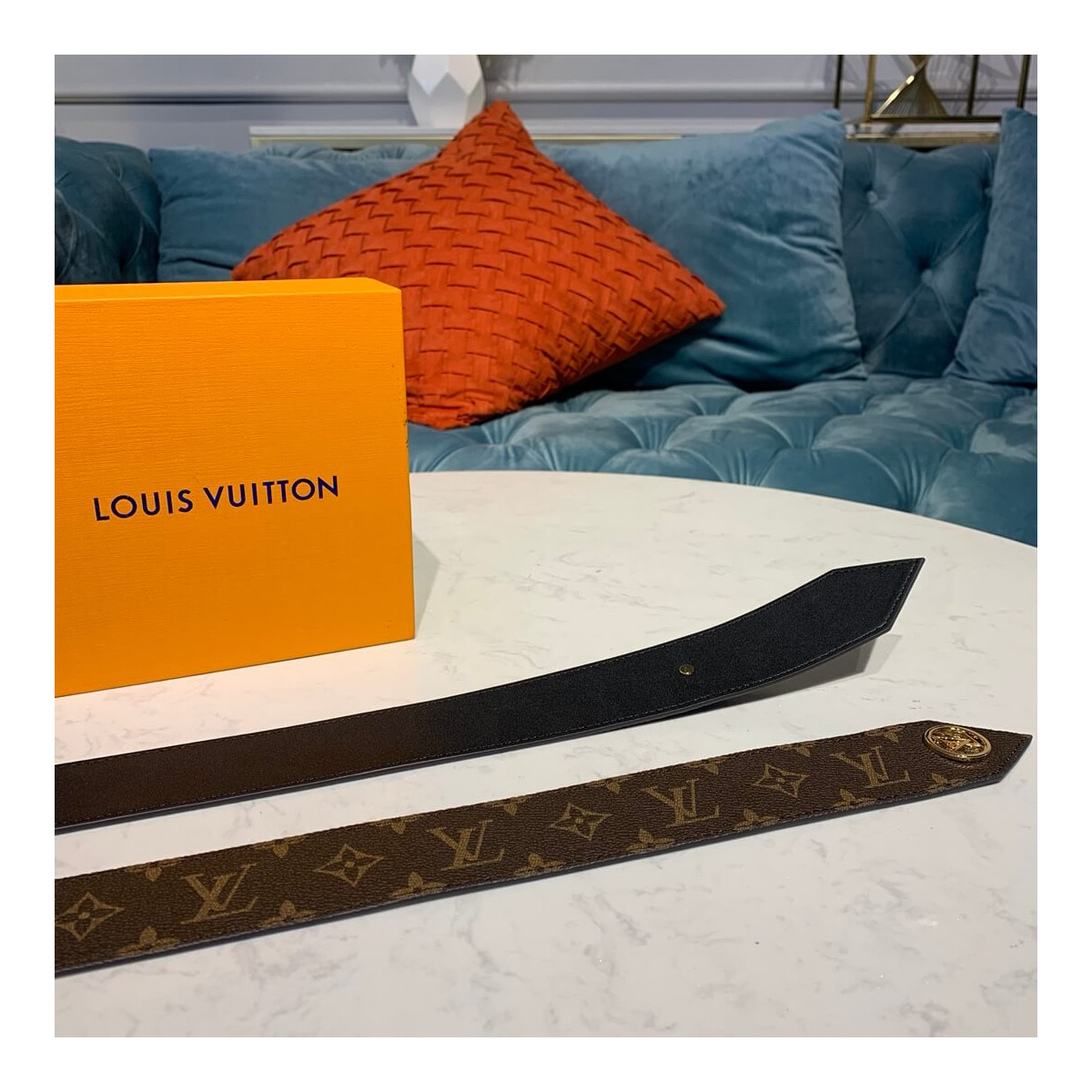 Louis Vuitton Tie The Knot 45mm Belt M0244U