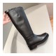 Ann Demeulemeester Riding Boots Vitello Lucido Nero 347336