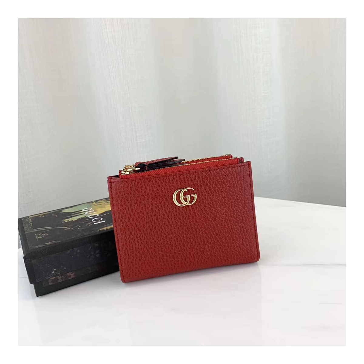 Gucci GG Marmont Leather Wallet 474747