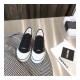 Chanel Canvas Lace Up Cap Toe Sneakers 382306