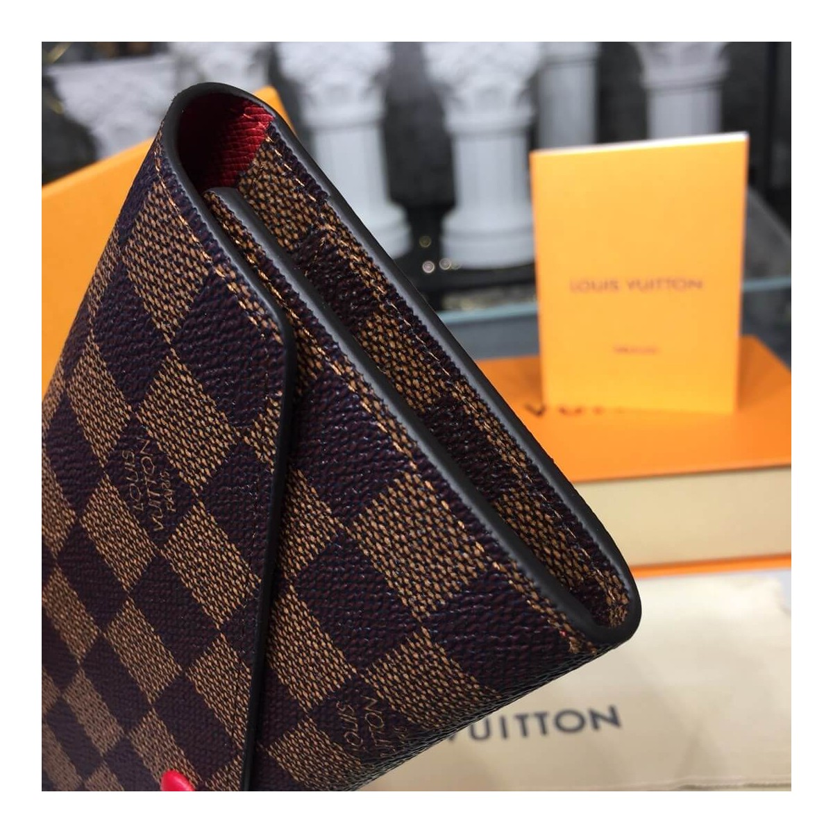 Louis Vuitton Damier Ebene Canvas Josephine Wallet N63543