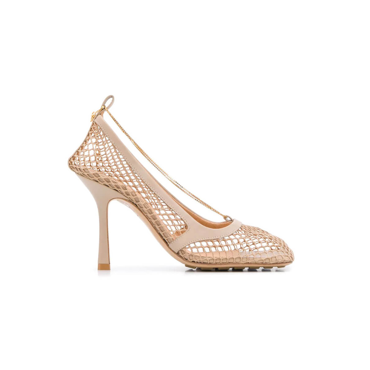 Bottega Veneta Chain-Embelished Mesh Pumps 578321