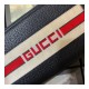 Gucci Leather Stripe Zip Around Wallet 459138