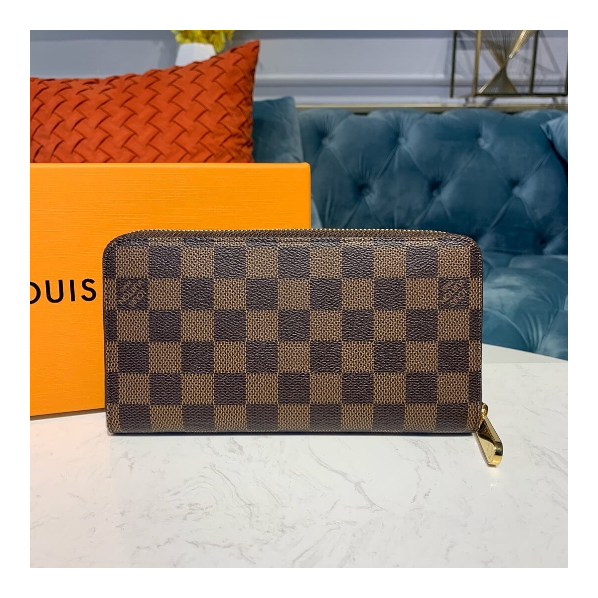 Louis Vuitton Courchevel Zippy Wallet N60257