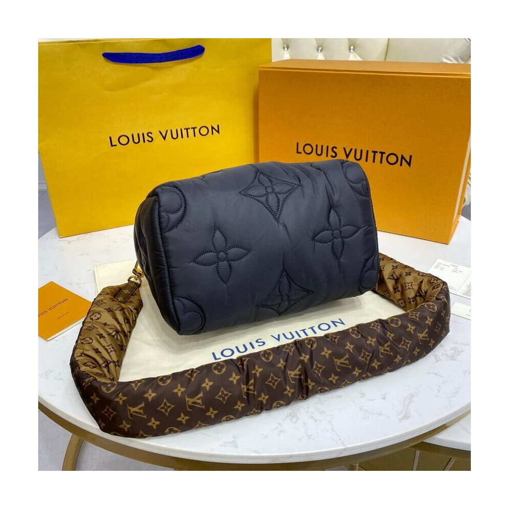 Louis Vuitton Econyl Speedy Bandouliere 25 M59008 Black