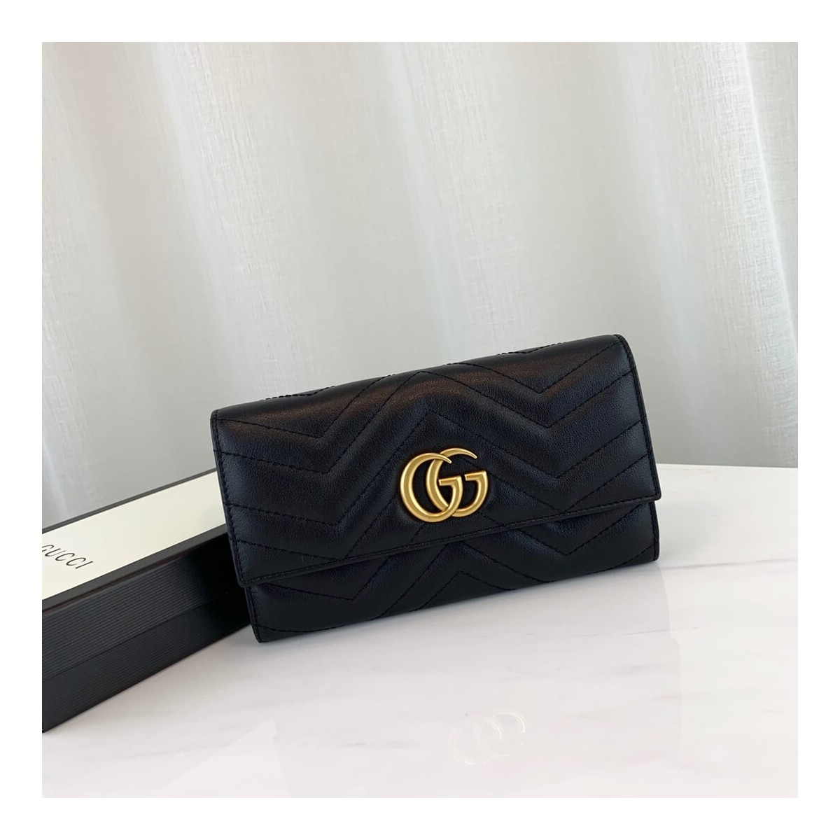 Gucci GG Marmont Continental Wallet 443436