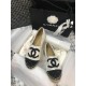 Chanel Tweed Espadrilles G29762 White/Black