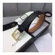 Gucci Leather Belt With Bee 40mm 523307