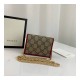 Gucci 1955 Horsebit GG Supreme With Chain Wallet 623180