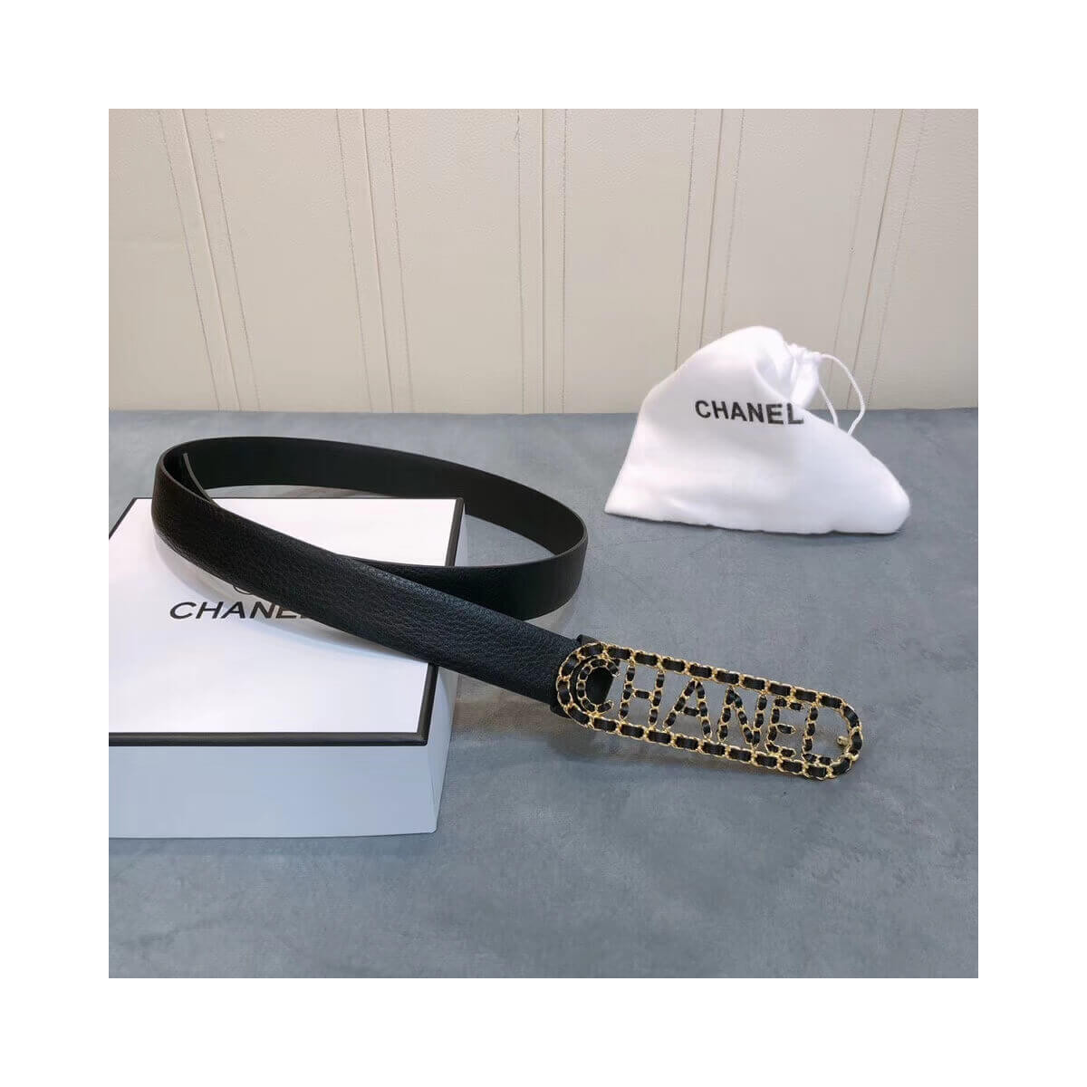 Chanel Clemence Calfskin 30mm Belt AA6600