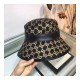 Gucci GG Canvas Bucket Hat With Double G 576587