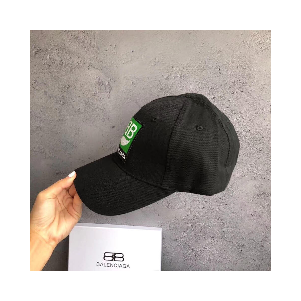 Balenciaga Green Logo Cap 391211