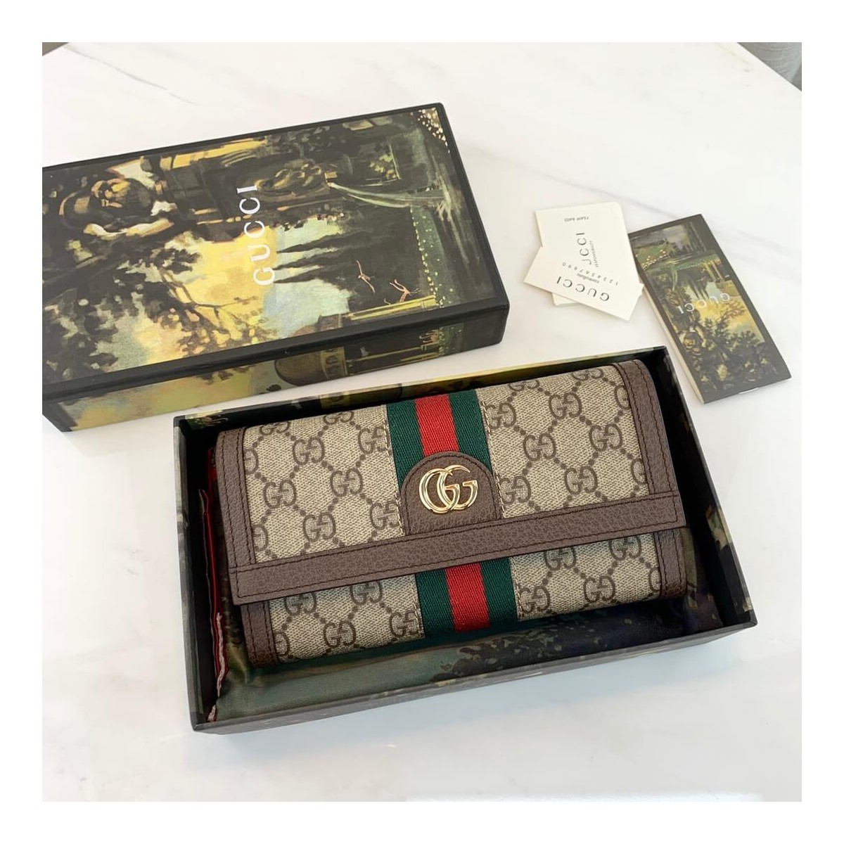 Gucci Ophidia GG Continental Wallet 523153