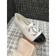 Chanel Patent Calfskin &amp; Metallic Goatskin Espadrilles G29762