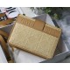 Christian Dior 30 Montaigne Bag Natural Cannage Raffia M9203