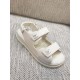 Chanel Velcro Sandals G31848 White