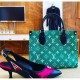 Louis Vuitton Monogram Jacquard Velvet Onthego PM M46216 Green