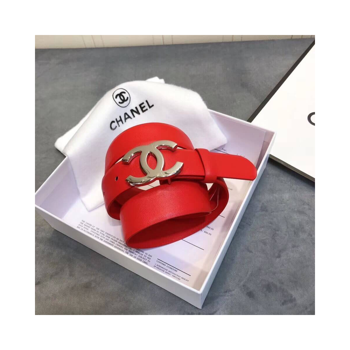 Chanel Classic Belt In Calfskin 30 mm