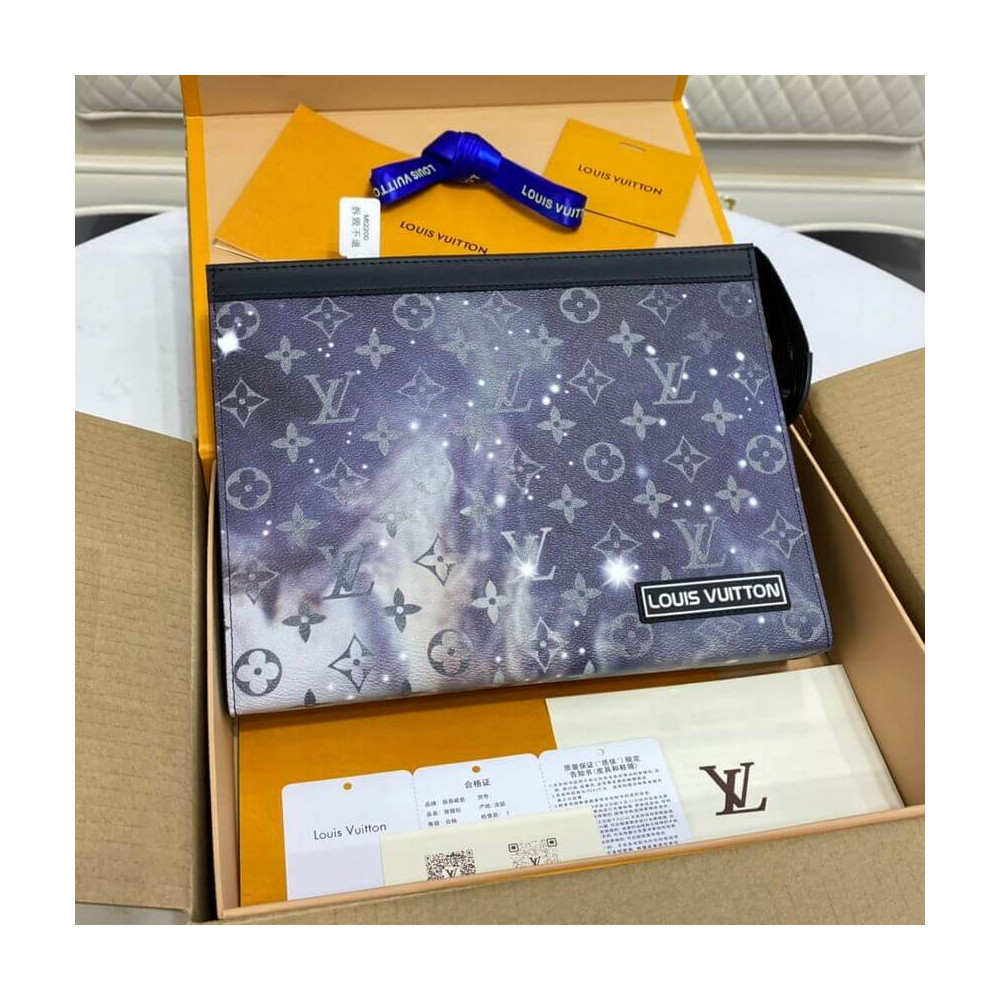 Louis Vuitton Monogram Galaxy Canvas Pochette Voyage M44448