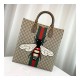 Gucci Embroidered Bee Shopping Bag 437549