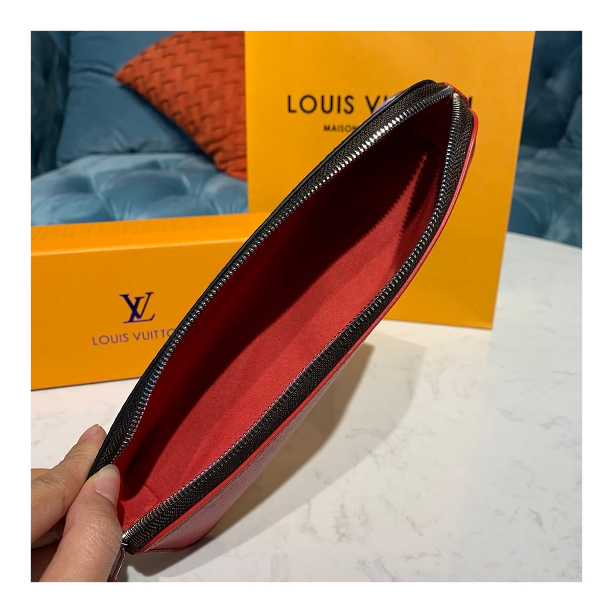 Louis Vuitton Shanghai Elizabeth Pencil Pouch GI0412