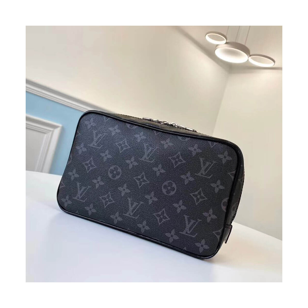 Louis Vuitton Monogram Eclipse Toilet Pouch GM M43383