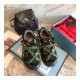 Gucci Flashtrek Sneaker With Removable Crystals 537153 Black