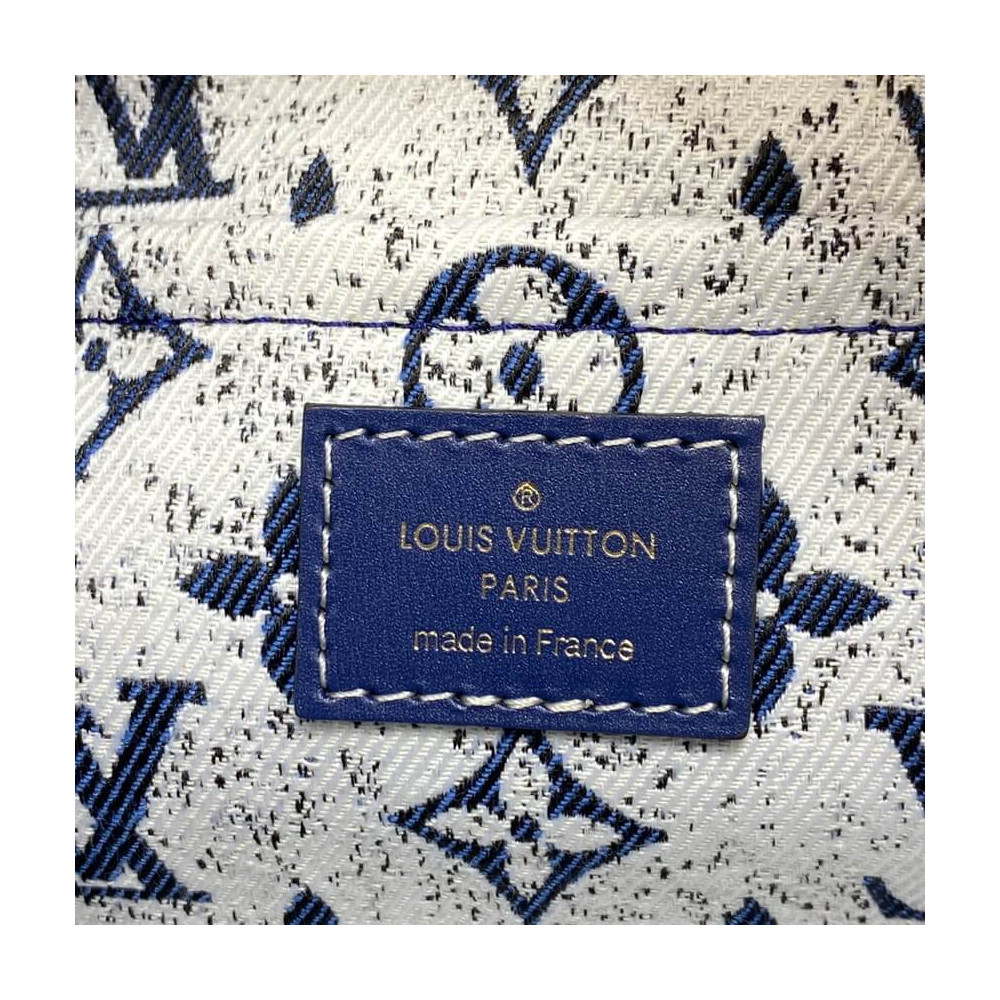 Louis Vuitton Denim Jacquard Textil Square Bag M59611