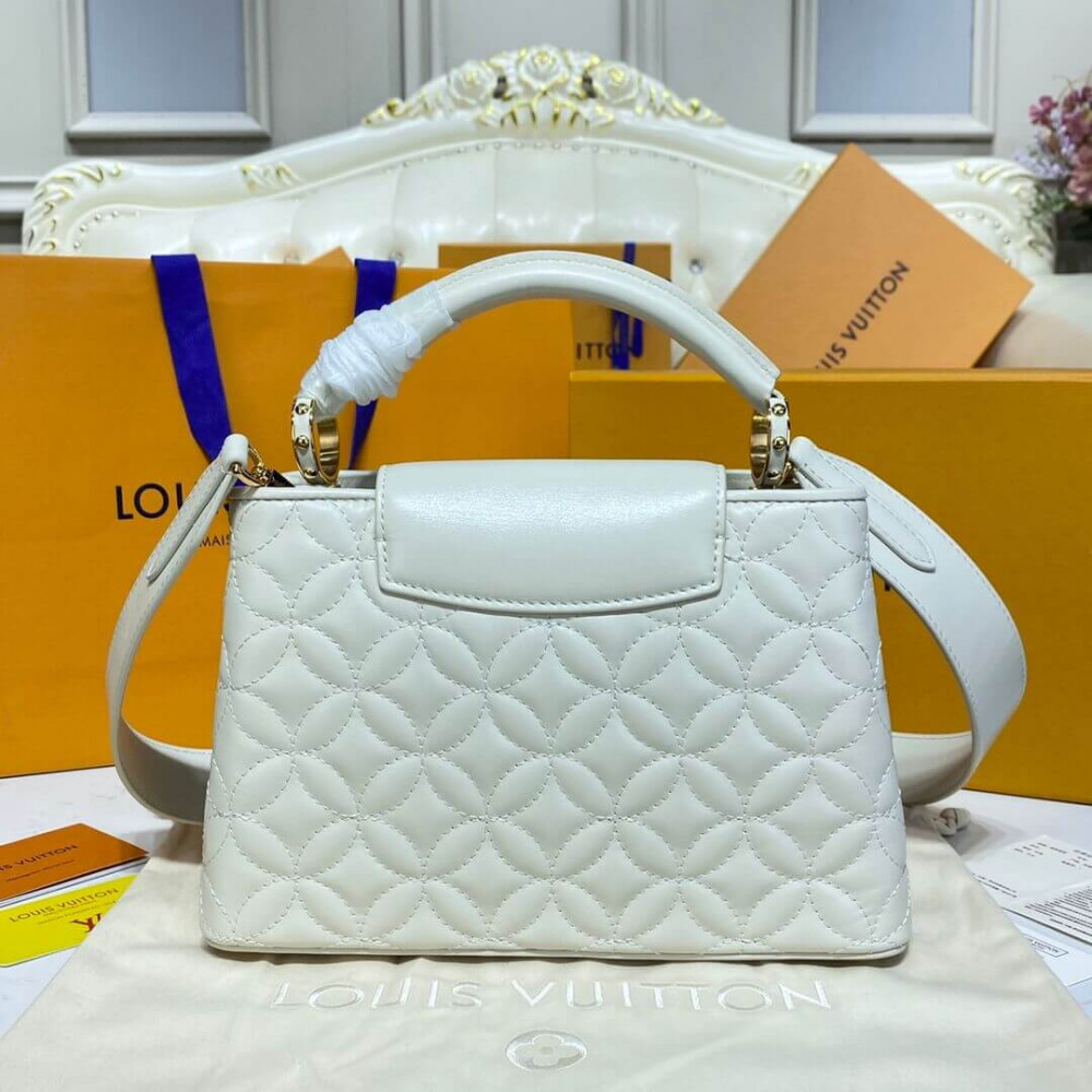 Louis Vuitton Capucines BB Bag In Quilting Lambskin M55360