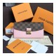 Louis Vuitton Damier Ebene Croisette Wallet N60207